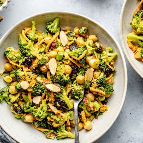 Curried Broccoli Cranberry Salad