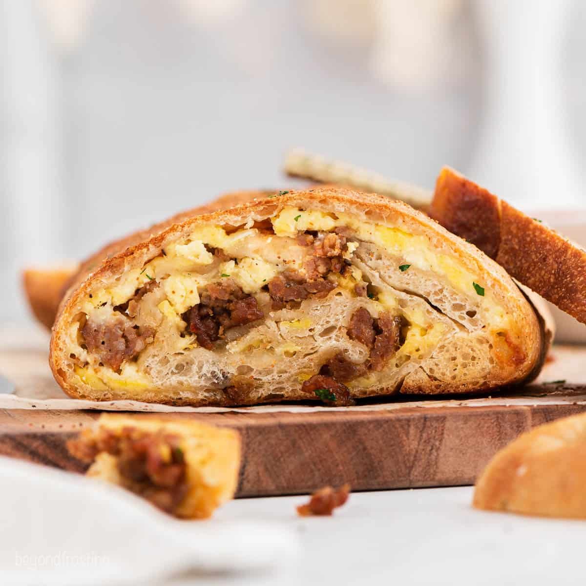 Super Easy Breakfast Sausage Loaf