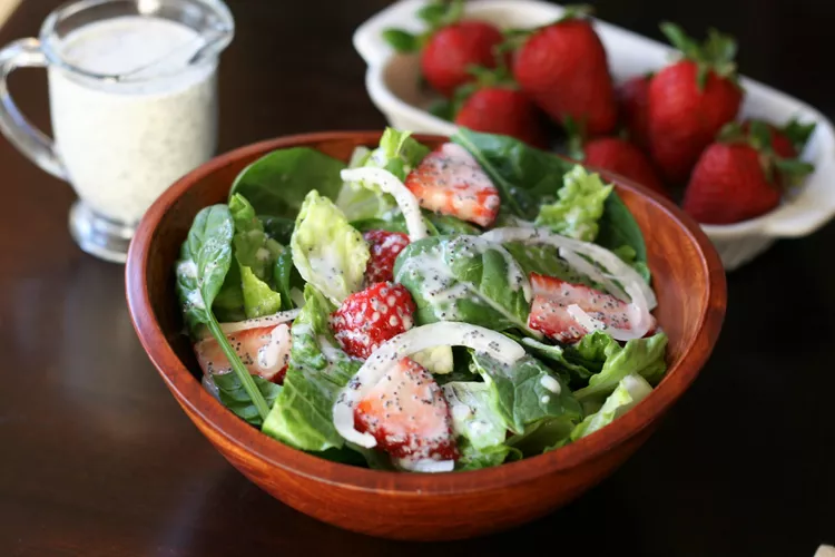 Strawberry Romaine Salad