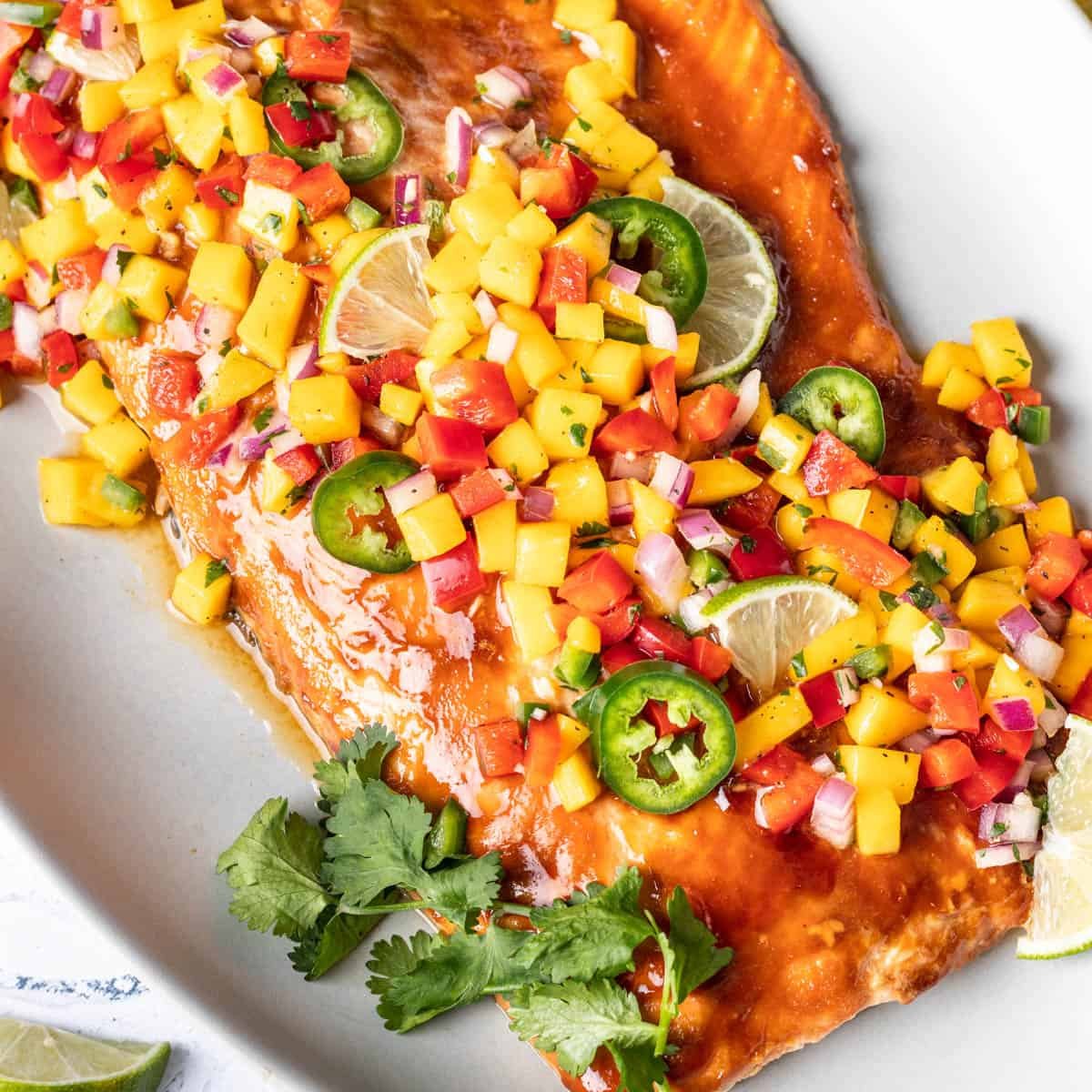 Salmon with Fruit Salsa