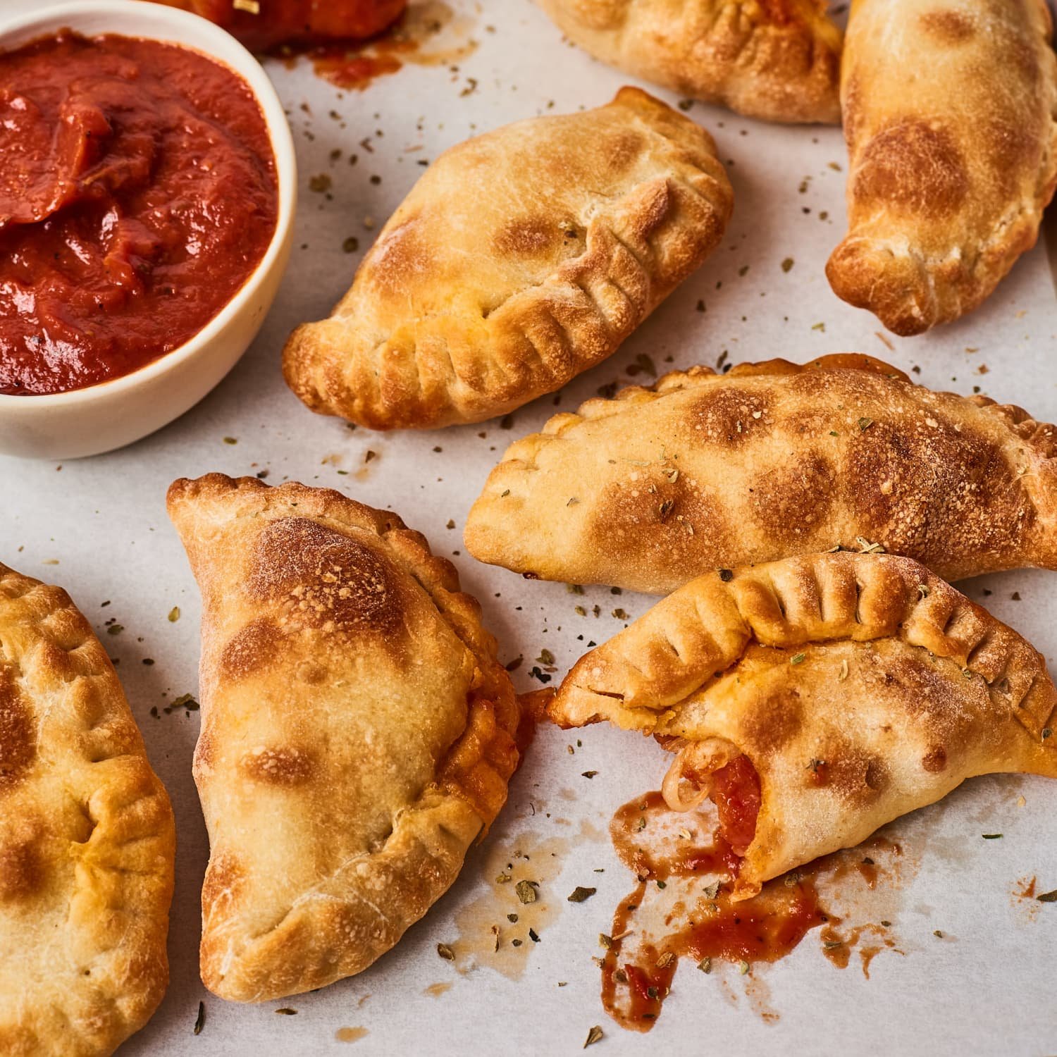 Air Fryer Mini Pizza Calzones