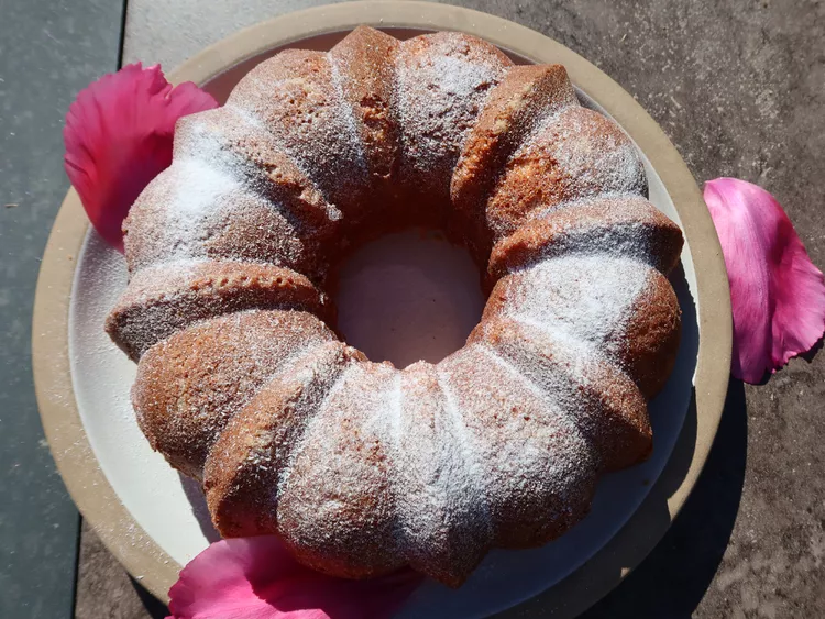 Rose Petal Pound Cake