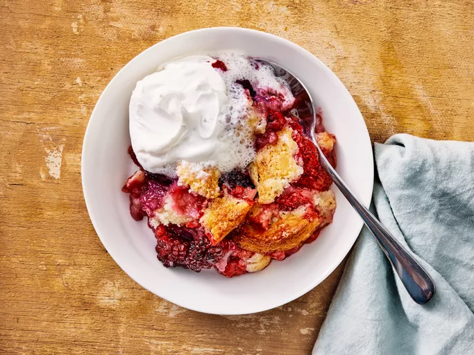 Easy Batter Fruit Cobbler