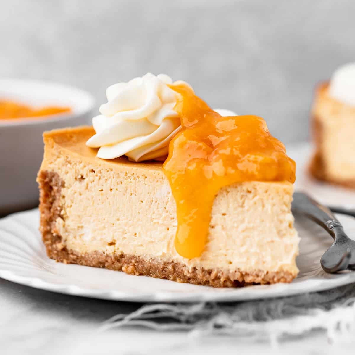 Quick and Easy Peach Cheesecake