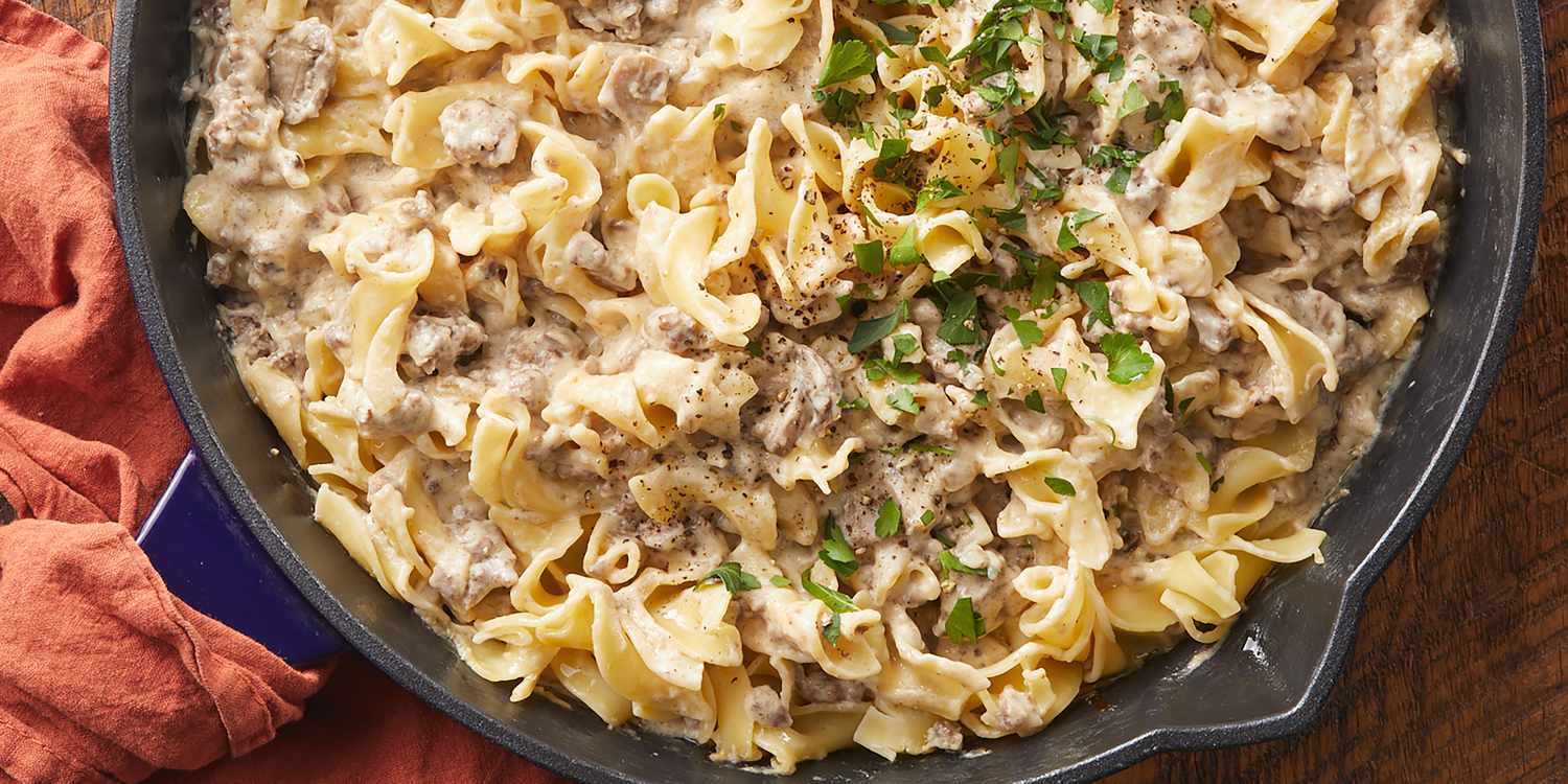 Ground Beef Stroganoff