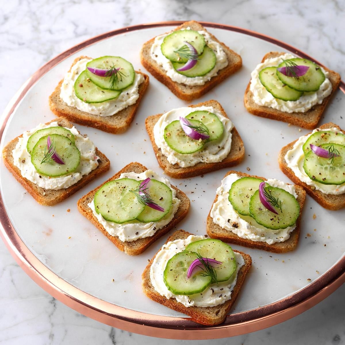 Cucumber Sandwich Appetizers