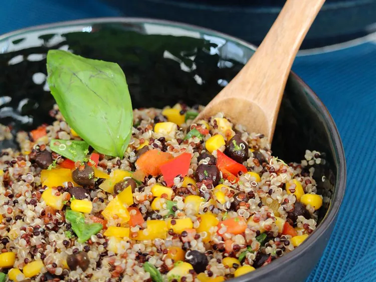 Black Bean, Corn, and Quinoa Salad