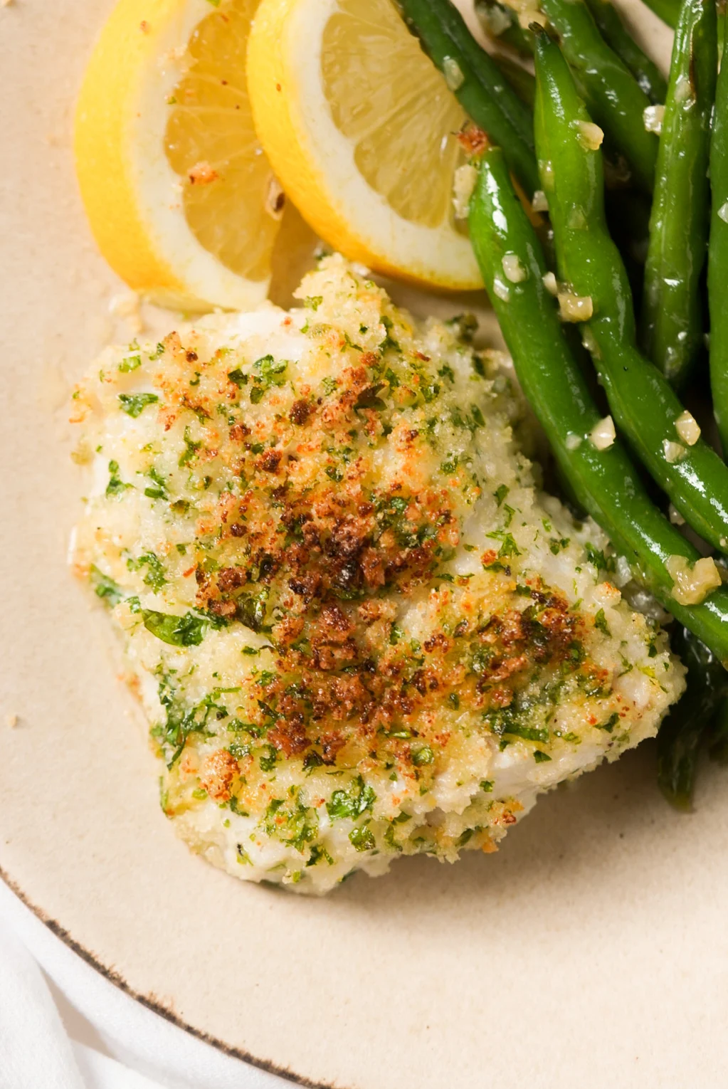 Parmesan-Crusted Baked Cod