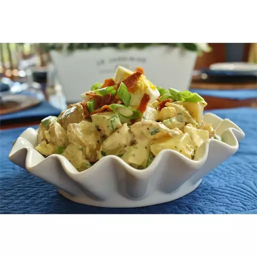 English Pub Potato Salad With Cucumber and Bacon