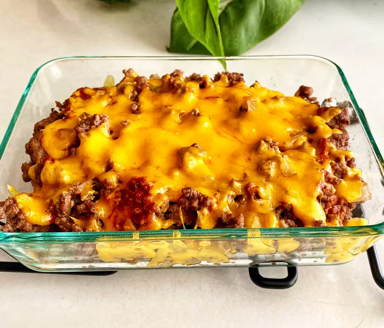 Keto Cheeseburger Casserole