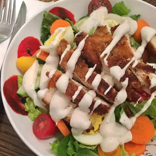 Fried Chicken Dinner Salad