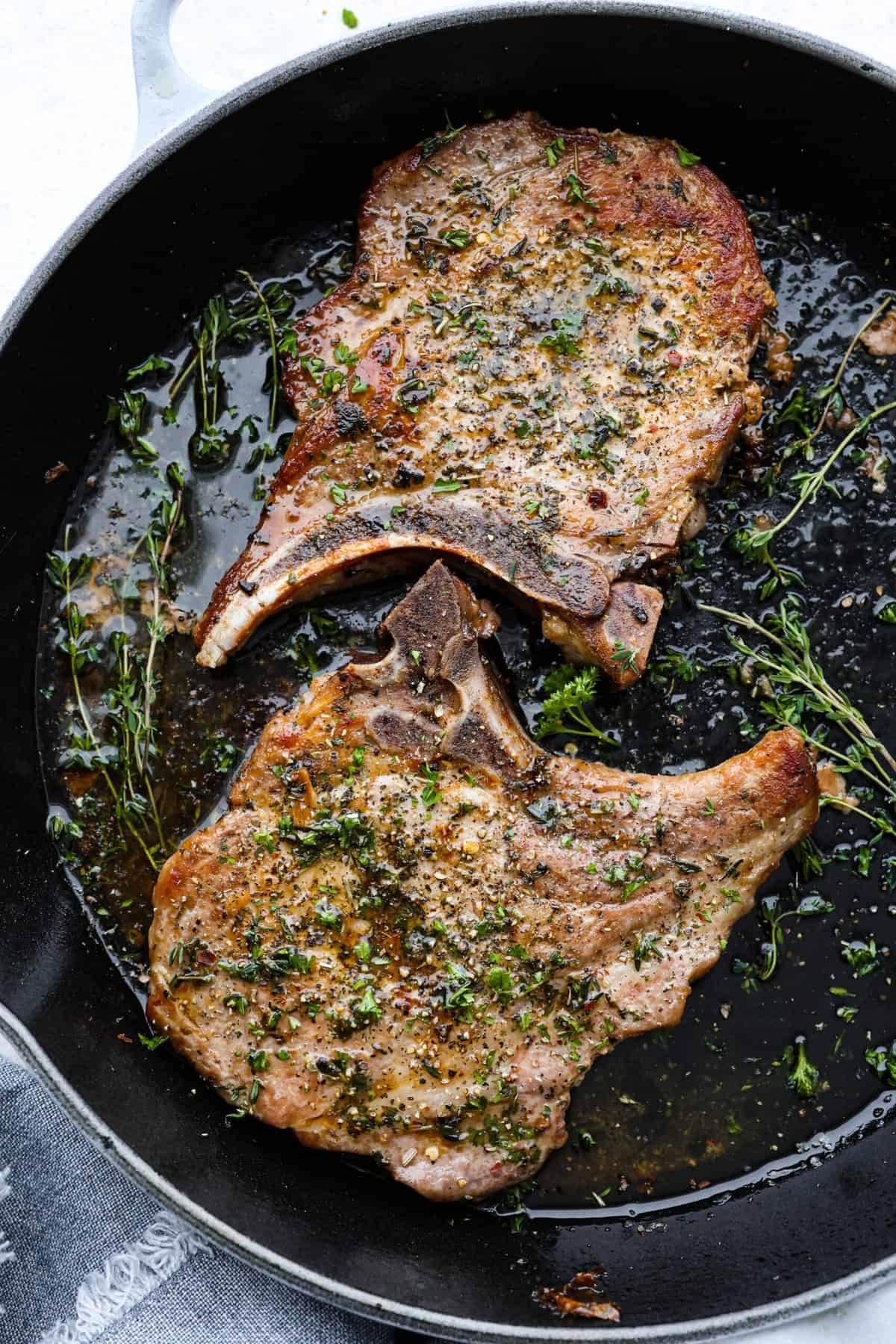 Cast Iron Pork Chops