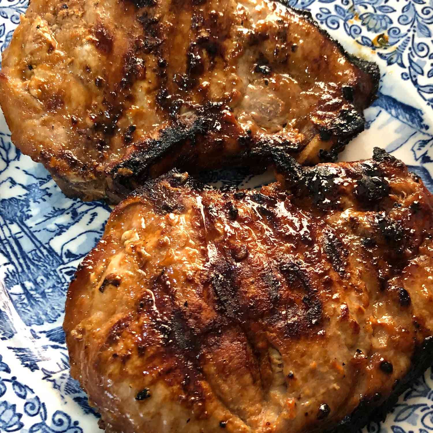 Honey-Grilled Pork Chops